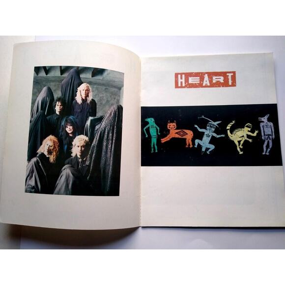 Heart Bad Animals Tour Book Original 1987 Pop Classic Rock Music Color Photos - Picture 4 of 10